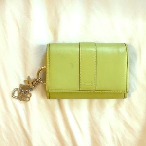 Lime Green Coach Wallet